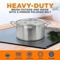 thumbnail image 4 of NutriChef 5-Quart Stainless Steel Stockpot - 18/8 Food Grade Heavy Duty Large Stock Pot, 4 of 8