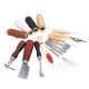 thumbnail image 5 of Herramientas de artesanía de cuero, bolsas de cuero hechas a mano, kits de herramientas de reparación DIY para costura, punzonado, corte y costura, 5 of 8