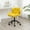 Yellow, variant on Lisonu Eldon Tufted Velvet Office Chair, Modern Glam Swivel Desk Chair with Adjustable Height, Armless Rolling Vanity Chair, Gray