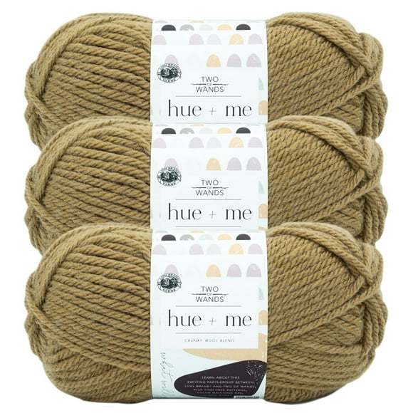 Lion Brand Hue + Me Yarn #5 Bulky/Chunky Yarn 125g/125m 3-Pack
