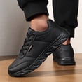 thumbnail image 4 of Men's Lightweight Casual Sports Shoes Running Sneakers in Black, Classic Travel Shoes - Stylish Comfortable Outdoor, 4 of 8