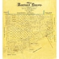 thumbnail image 2 of Blan 15x16 White Modern Wood Framed Museum Art Print Titled - Eastland County Texas - Blan 1875, 2 of 4