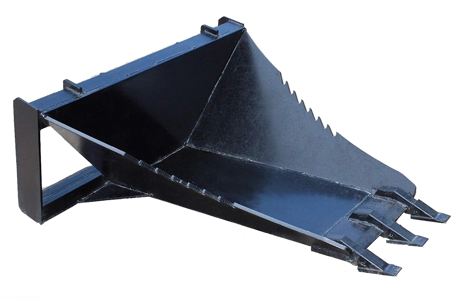 Titan Extreme HD Stump Bucket Tree Spade Scoop Digger Skidsteer Bobcat Attachment Pull Walmart