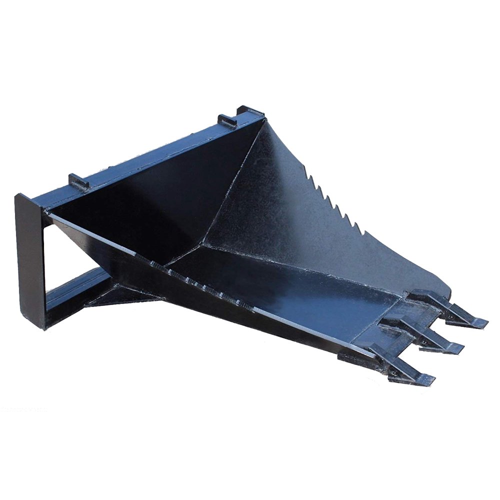 Titan Extreme HD Stump Bucket Tree Spade Scoop Digger Skidsteer Bobcat Attachment Pull Walmart