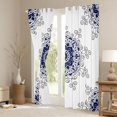thumbnail image 3 of Feelyou Damask Blackout Curtains Set of 2 (52x84 Each), Mandala Boho Window Curtains, 3 of 6
