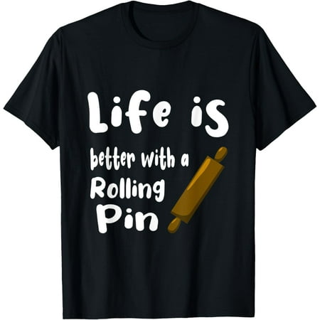

Rolling Pin Baker Bakery T-Shirt-M