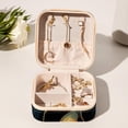 thumbnail image 6 of Firefly Travel Portable Square Necklace Holder with Earring Holder, Display Case - Travel Organizer for Rings, Earrings, Necklaces, Bracelets - Suitable for Girls and Women, 6 of 6