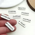 thumbnail image 4 of U8MO 10X Inspirational Word Antique Silver Charms Pendant for Jewelry Making Keychain-10pcs hope, 4 of 9