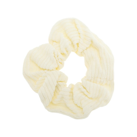 Unique Bargains 1 Pc Elegant Stripe Scrunchies for Home Yellow