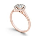 thumbnail image 2 of 1/3 Carat T.W. Diamond 10kt Rose Gold Single Halo Engagement Ring, 2 of 5