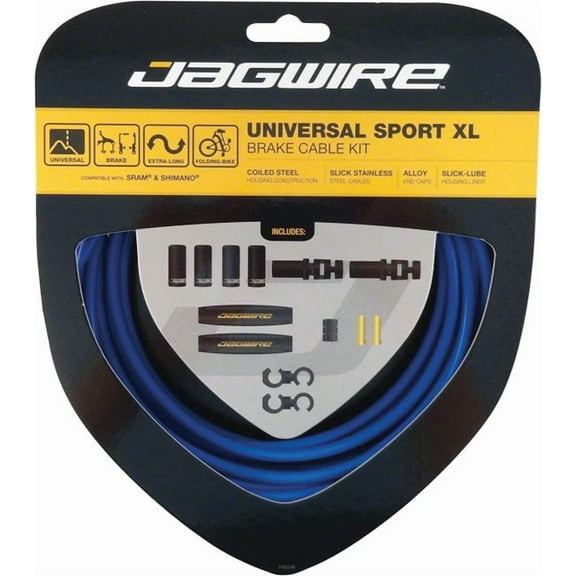 Jagwire Universal Sport Brake XL Kit Blue Slick Lube Extra Long 3500mm