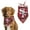Francisco-2, variant on New York Pet Bandana for Dogs Cats Football Adjustable Triangle Bid Scarf for Game Day Dog Christmas Gifts
