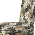 thumbnail image 4 of Designart "Neutral Tropics Mirage I" Beige Tropical Upholstered Accent Chair - Tropical Arm Chair For Bedroom, 4 of 5