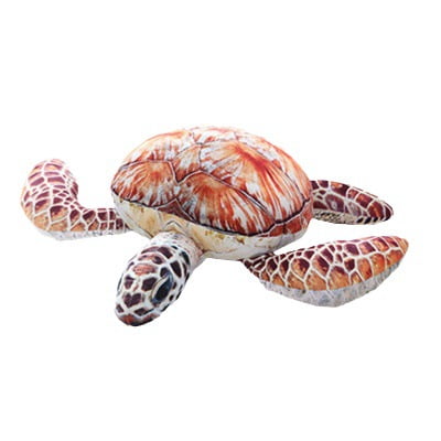Muñeca de peluche realista con forma de tortuga marina, 45 cm, peluche suave, Mari