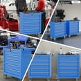 thumbnail image 5 of 5-Drawer Tool Chest,Rolling Tool Cart with Wheels,High Capacity Tool Cabinet with Locking System for Garage, Warehouse, Workshop-Blue, 5 of 7