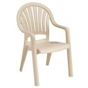 Grosfillex Commercial Resin Furniture Pacific Dining Arm Chair (Set of 4)
