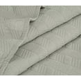 thumbnail image 6 of Chezmoi Collection Roswell Geometric Striped Solid Cotton Lightweight Quilt for All Seasons, 3-Piece Quilt Set, Queen, Natural, 6 of 9