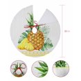 thumbnail image 7 of Pineapple Christmas Tree Skirt 36 Inches Large Christmas Skirt Tree, Watercolor Summer Pineapple Fruits Tree Skirt Christmas Decorations for Fireplace Party Holidays Indoor Outdoor, 7 of 7
