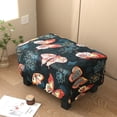 thumbnail image 1 of Bamboohart Printed Storage Ottoman Slipcover  Stretch Stool Cover Footrest Sofa Slipcovers Rectangle Footstool Protector Covers 24-25.6in, 1 of 6
