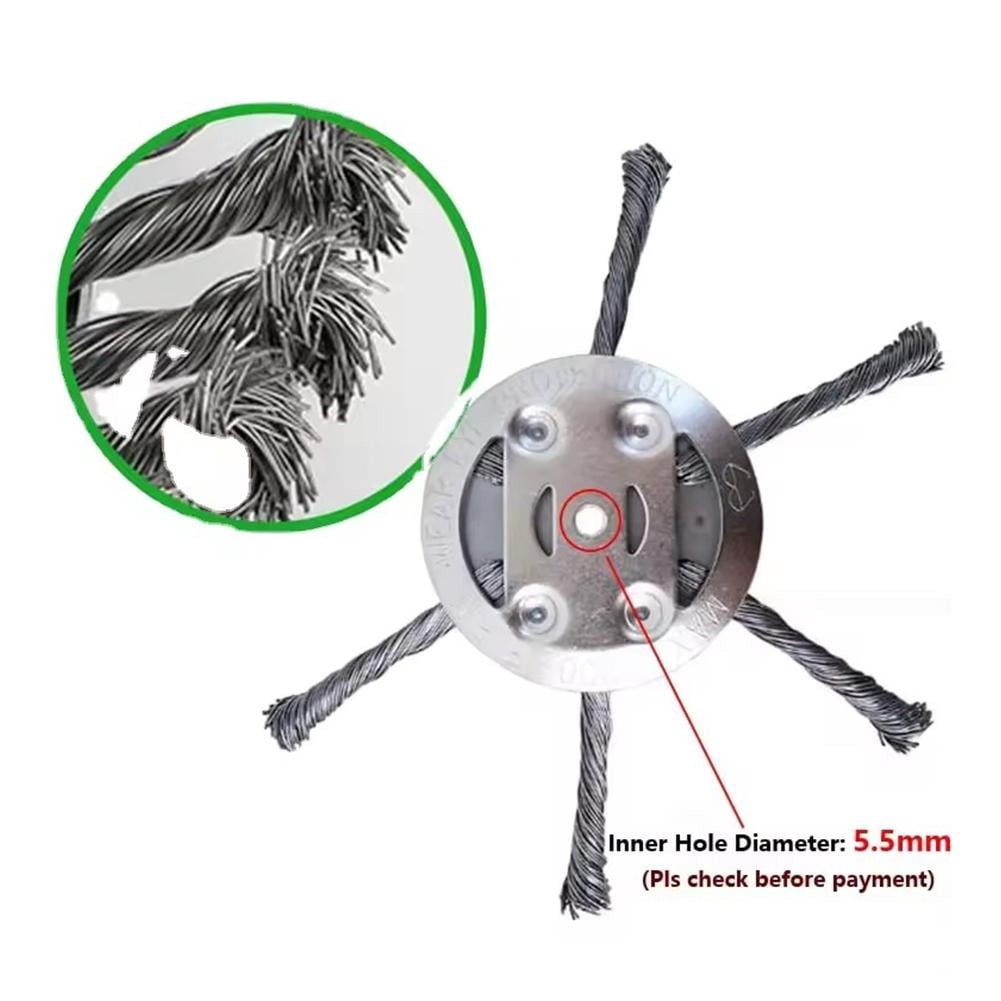 Steel Wire Grass Trimmer Head Lawn Mower Weeding Head Cutter AU Brush 2025 Z8R5