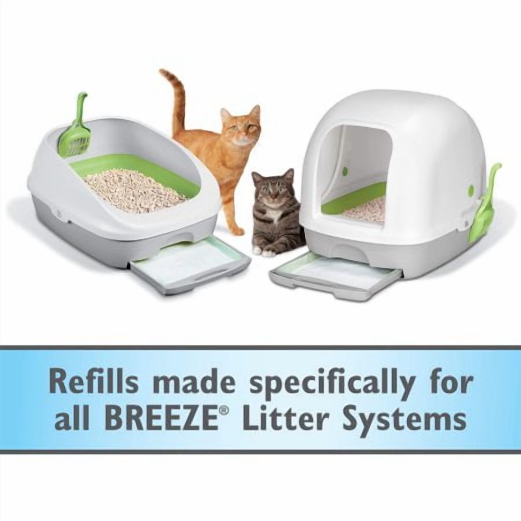 Purina Tidy Cats Breeze Litter System Cat Pad Refills (6) 10 ct. Boxes Original Scent