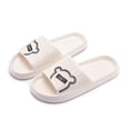 thumbnail image 2 of ibiyuan Slippers with Arch Support for Women Jelly Slides for Women Soft Mens Summer Shoes Non Open Toe Womens Flat Sandals Thick Cushioned Sole, 2 of 4