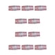 thumbnail image 3 of Uñas artificiales Seitruly 24 piezas estampado rojo negro, 3 of 6