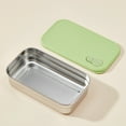 thumbnail image 7 of Shoreew Stainless Steel Snack Containers 2 Compartment Lunch Box Leak-Proof Bento Box with Lids Reusable Food Storage Containers for Travel Camping Outdoor, 7 of 7