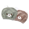 thumbnail image 1 of 2 gorros de toalla para el cabello de secado rápido para niños,Toalla para el cabello con turbante de secado rápido para niños,Gorro para secar el cabello, 1 of 5