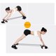 thumbnail image 2 of Yuarrent Cuerda elástica para culturismo, 2 uds., cuerdas para Fitness, prevención, rueda de rodillo, cómodo gimnasio en casa para mujer Gimnasios en casa, 2 of 6
