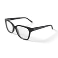 thumbnail image 3 of Flower Women's Square Eyeglasses, FLR6030, Beverly, Black, 53-17-135, with Case, 3 of 14