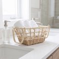 thumbnail image 4 of LEHOZIHEQ Extra Large Wicker Baskets with Handles, Hyacinth Basket, Baskets for Organizing, Water Hyacinth Storage Basket, Wicker Storage Baskets for Shelves, Woven Baskets, 4 of 7
