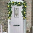 thumbnail image 5 of Artificial Lemon Vine Garland with Flowers – 5.8Ft Realistic Rattan Greenery for Home, Cafe, Wedding, Wall Hanging, Table Decoration, No Maintenance Faux Plant for Indoor Outdoor Use Harlik, 5 of 9