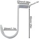 thumbnail image 2 of 4PCS Silver Ceiling Curtain Rod Brackets Metal Curtain Rod Holders Sturdy Curtain Bracket, 2 of 5