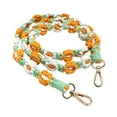 thumbnail image 3 of Cordón para teléfono móvil tejido con flores, llavero de macramé, cordón cruzado bohemio bonito Estilo F Jinwen Reemplazo de la correa del bolso, 3 of 8