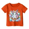 thumbnail image 5 of Easter T Shirts for Girls Casual Comfortable Red Sunflower Easter Cute Tshirt Bunny Short Sleeve Shirt for Boys Girls Kids Tees T-Shirts, 5 of 5