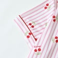 thumbnail image 6 of Xiyon Pajamas Set For Women Casual Short Sleeve Sleepwear Printed Button Front Top And Shorts Comfortable Sleepwear Outfit With Pockets Soft Lounge Sets, 6 of 7