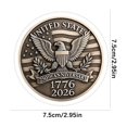 thumbnail image 3 of Celebrating The 250th Anniversary Of The United States 2D Flat Acrylic Printing Of The 250th Anniversary Medal Of The Founding Of The United States, 3 of 8