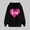 Black, variant on SOOMLON Valentines Day Hoodies for Women Girl Friend Valentines Gift Plus Size Tunic Long Sleeve Crewneck Sweatshirts Tops Funny Love Heart Graphic Pullovers Shirts Fashion Festival Outfits 2025