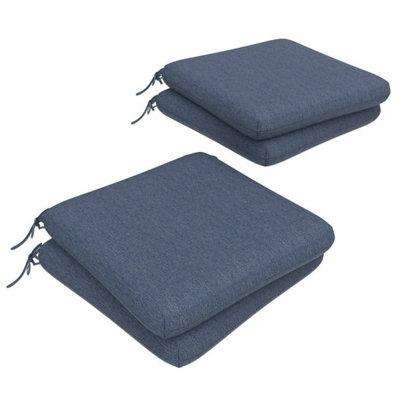 Covers & all Olefin Square Dining Chair Cushions 3" Foam Tear and UV Resistant Outdoor chairs