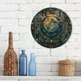 thumbnail image 3 of Bohomia Moon and Star Magical Silent Wall Clock 10" Non-Ticking Battery Clock, 3 of 7