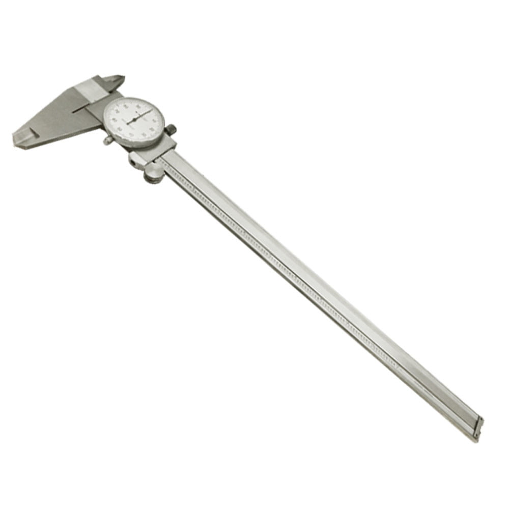 6" DIAL CALIPER STAINLESS STEEL SHOCKPROOF .001" OF ONE INCH. 