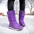 thumbnail image 4 of Zapatos Invierno A La Botas Con Plataforma para Mujer Resistentes Al Hasta Media Pantorrilla Cómodos, 4 of 9