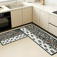 thumbnail image 5 of Floral Kitchen Rugs Sets of 3, Non Slip Kitchen Rugs and Mats Washable Farmhouse Kitchen Rugs Floral Kitchen Floor Mat Carpet Runner Rugs for Hallway Laundry Room, 5 of 12