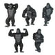 thumbnail image 1 of Figura de juguete coleccionable Fitness Gorilla Black Anime, 5 unidades, 1 of 5