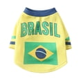 thumbnail image 2 of Breathable Mesh Puppy Football Jersey - Lightweight Stretch Sporty Dog Clothes - Summer Shirts for Small Dogs, 2 of 5