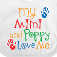 thumbnail image 4 of Inktastic Mimi and Poppy Love Me Boys or Girls Baby Bib, 4 of 4