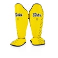 thumbnail image 5 of Fairtex SP5 Muay Thai Shin Guards for Men, Women, Kids | Shinguards are Premium, Lightweight & Durable | Extended Protection to Avoid shin splints During Training or Sparring - Medium,Yellow, 5 of 5