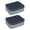 Gray, variant on Clear Nails Polish Organizers Holds 60 Bottles Nails Polish Case with Storage Sections Travel Manicure Carrying Bags