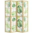 thumbnail image 1 of HOMCOM 4 Panel Folding Privacy Screen, Boho Room Divider for Living Room, 1 of 10